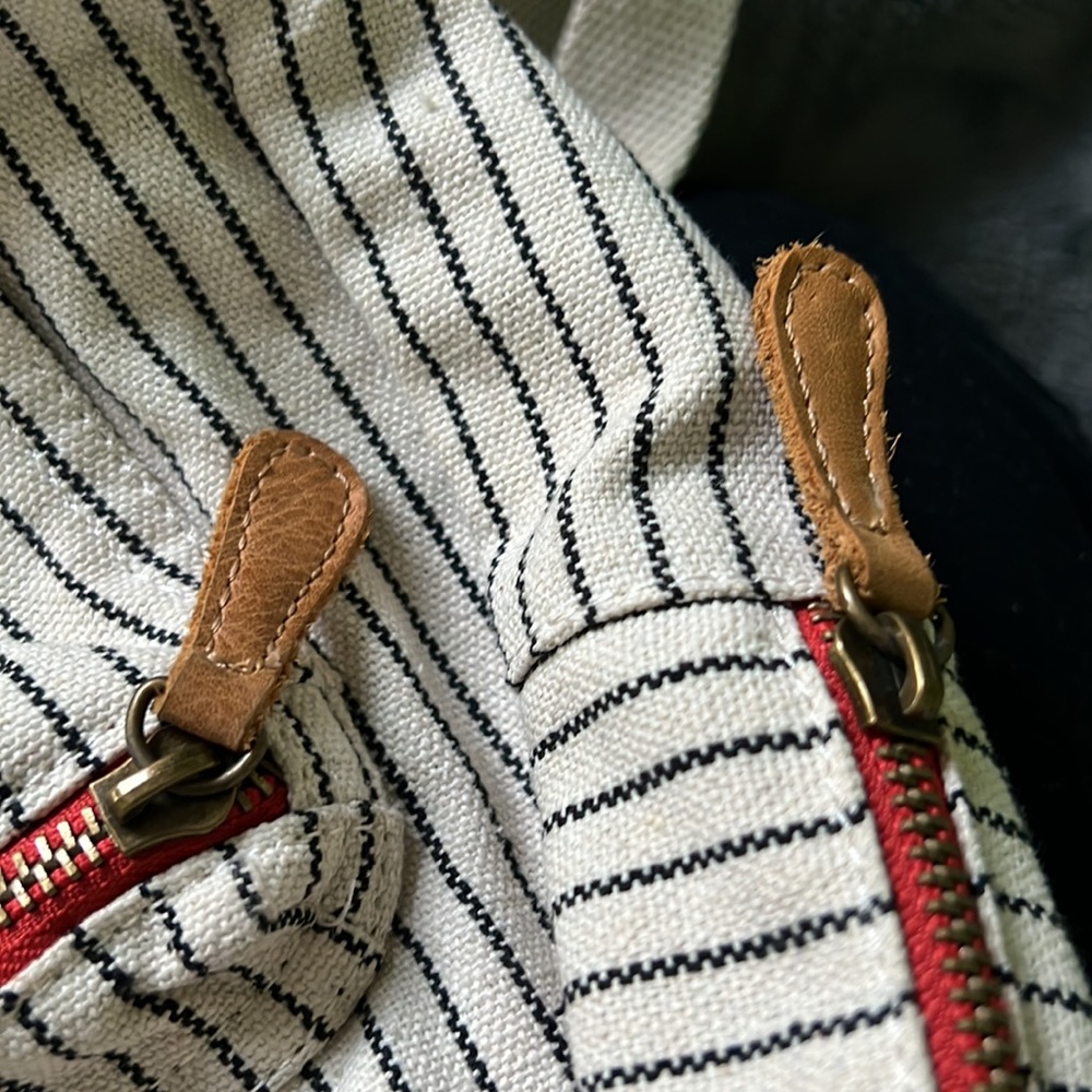 Striped Mini Backpack - Picture 5 of 6